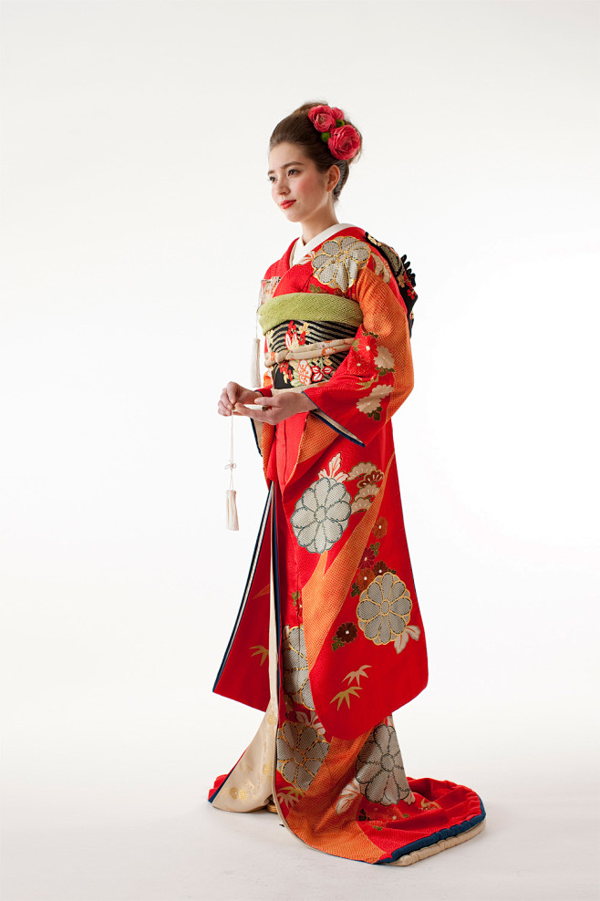 日本婚纱和服日本婚纱日本和服礼服穗子大振袖日本嫁衣日式传统婚纱