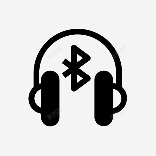 蓝牙耳机扬声器无线图标高清素材免费下载设计图片页面网页平面电商