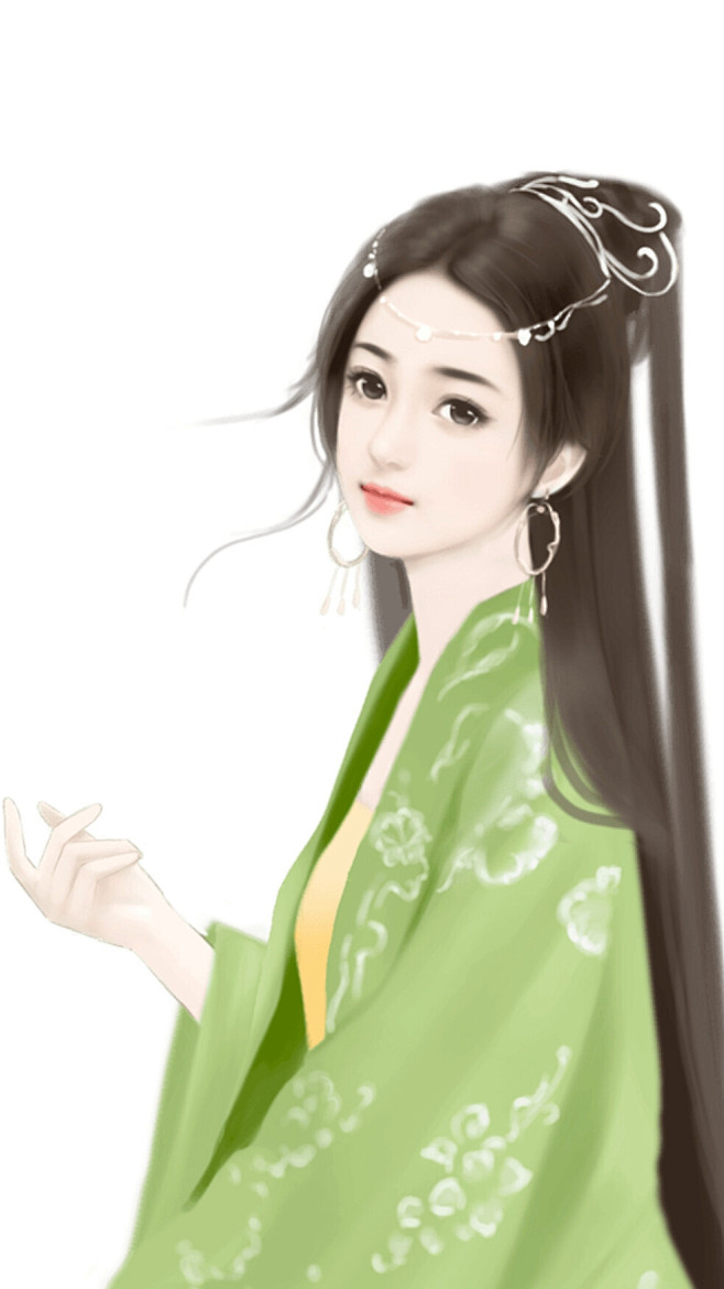 (古风立绘)古装洛天~予淼同采自www.duitang.