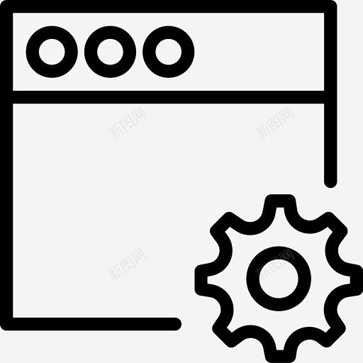 窗口设置web个性化图标icon标识标志ui图标设计图片免费下载页面网页